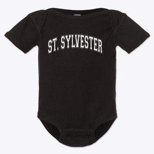 Saint Sylvester School Varsity Arch Baby Onesie