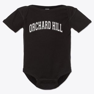 Orchard Hill Elementary School Varsity Arch Baby Onesie