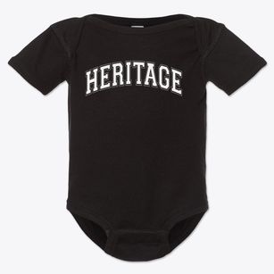 Heritage Middle School Varsity Arch Baby Onesie