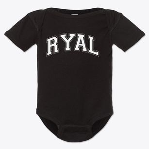 Ryal Elementary School Varsity Arch Baby Onesie