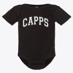 Capps Middle School Varsity Arch Baby Onesie