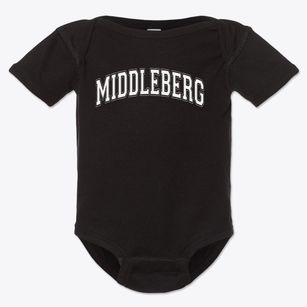 Middleberg Elementary School Varsity Arch Baby Onesie