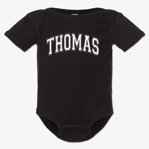 Thomas High School Varsity Arch Baby Onesie