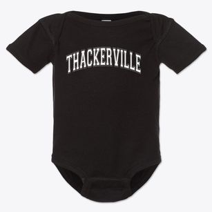 Thackerville High School Varsity Arch Baby Onesie