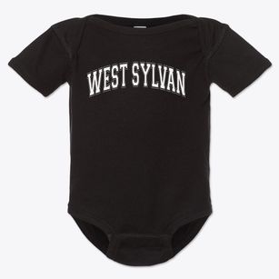 West Sylvan Middle School Varsity Arch Baby Onesie