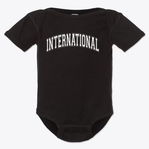 International Learning Program Varsity Arch Baby Onesie