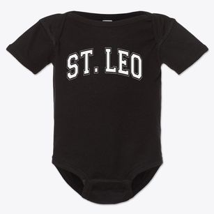 Saint Leo The Great School Varsity Arch Baby Onesie