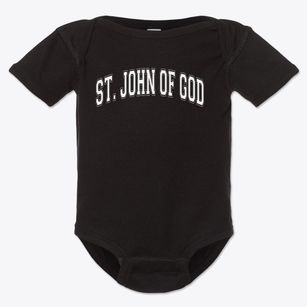 Saint John Of God School Varsity Arch Baby Onesie