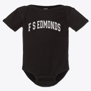 F S Edmonds Elementary School Varsity Arch Baby Onesie