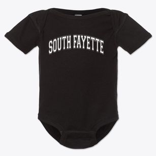 South Fayette Middle School Varsity Arch Baby Onesie