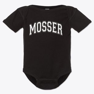 Mosser Elementary School Varsity Arch Baby Onesie