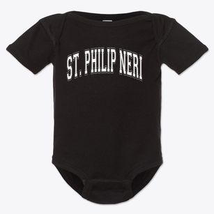 Saint Philip Neri School Varsity Arch Baby Onesie