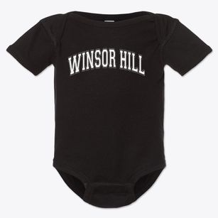 Winsor Hill Elementary School Varsity Arch Baby Onesie