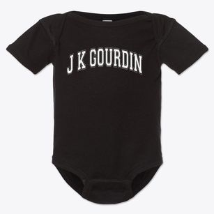 J K Gourdin Elementary School Varsity Arch Baby Onesie