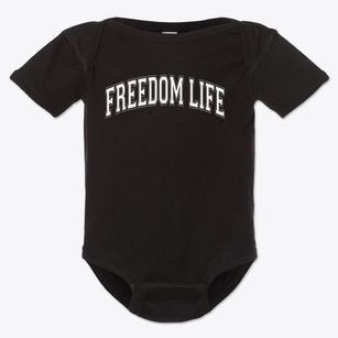 Freedom Life Christian Academy Varsity Arch Baby Onesie