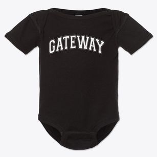 Gateway Baptist School Varsity Arch Baby Onesie
