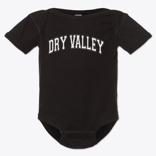 Dry Valley School Varsity Arch Baby Onesie