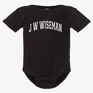 J W Wiseman Elementary School Varsity Arch Baby Onesie