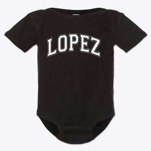 Jose M. Lopez Middle School Varsity Arch Baby Onesie