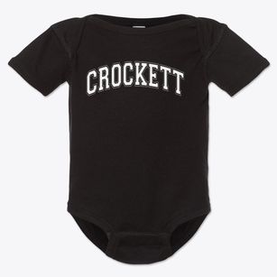 Crockett Elementary School Varsity Arch Baby Onesie