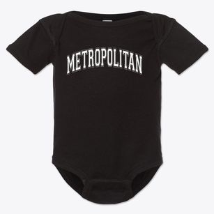 Metropolitan Christian School Varsity Arch Baby Onesie