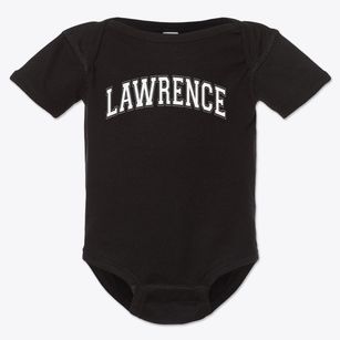 Lawrence Elementary School Varsity Arch Baby Onesie