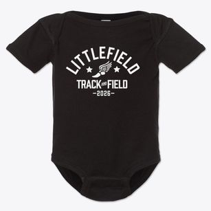 Littlefield Junior High School Track and Field Baby Onesie