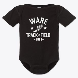 Ware Elementary School Track and Field Baby Onesie