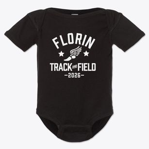 Florin High School Track and Field Baby Onesie