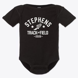 Stephens Elementary School Track and Field Baby Onesie