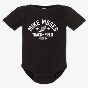 Mike Moses Intermediate School Track and Field Baby Onesie