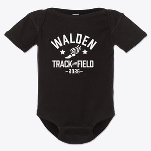 Walden School Track and Field Baby Onesie