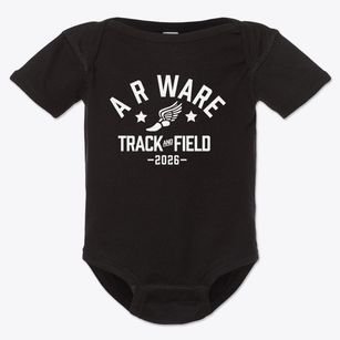 A R Ware Junior Elementary School Track and Field Baby Onesie