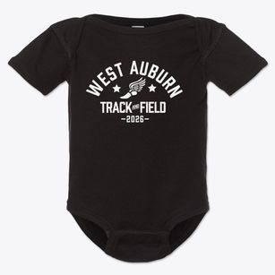 West Auburn High School Track and Field Baby Onesie