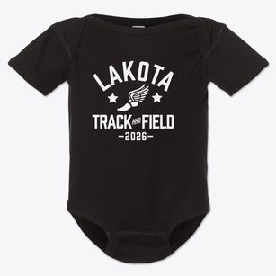 Lakota Junior High School Track and Field Baby Onesie