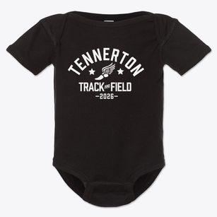 Tennerton Elementary School Track and Field Baby Onesie