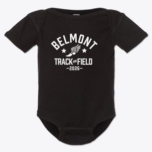 Belmont Elementary School Track and Field Baby Onesie
