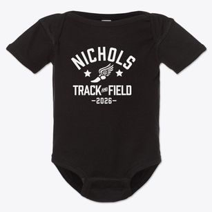 Nichols Elementary School Track and Field Baby Onesie