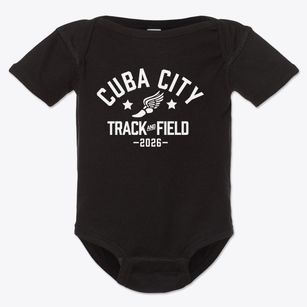 Cuba City High School Track and Field Baby Onesie