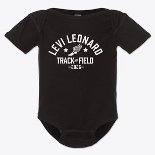 Levi Leonard Elementary School Track and Field Baby Onesie