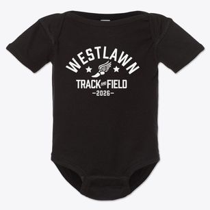 Westlawn Middle School Track and Field Baby Onesie