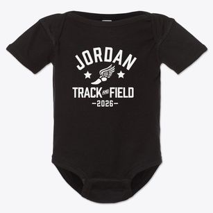 Jordan Elementary School Track and Field Baby Onesie