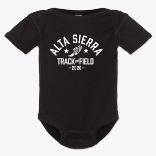 Alta Sierra Elementary School Track and Field Baby Onesie
