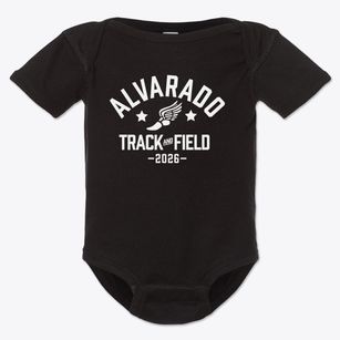 Alvarado Elementary School Track and Field Baby Onesie