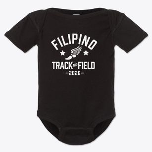 Filipino Education Center Track and Field Baby Onesie