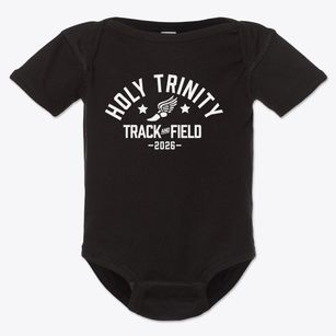 Holy Trinity Episcopal Academy Track and Field Baby Onesie