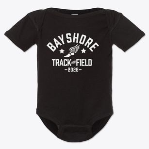 Bayshore Elementary School Track and Field Baby Onesie