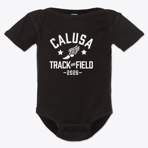 Calusa Prep School Track and Field Baby Onesie