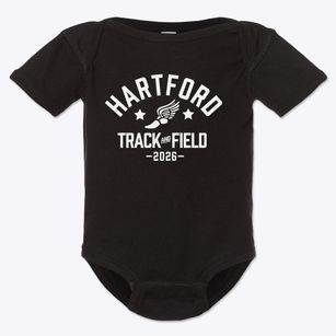 Hartford Elementary School Track and Field Baby Onesie