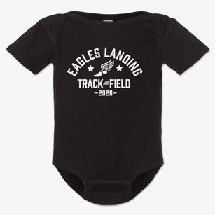 Eagles Landing High School Track and Field Baby Onesie